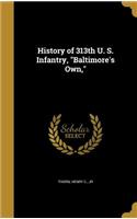History of 313th U. S. Infantry, Baltimore's Own,