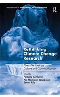 Rethinking Climate Change Research