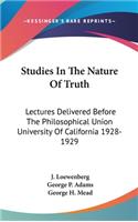 Studies in the Nature of Truth