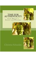 Time For Authenticity