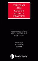 Tristram and Coote’s Probate Practice 31st edition Third Supplement