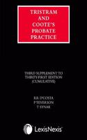 Tristram and Coote's Probate Practice 31st edition Third Supplement