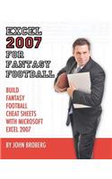 Excel 2007 for Fantasy Football: (English)