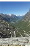 Trollstigen (Troll Path) in Rauma Norway Journal: 150 page lined notebook/diary