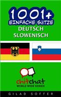 1001+ Einfache Sätze Deutsch - Slowenisch