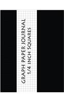 Graph Paper Journal 1/4 Inch Squares Graphing Paper: Volume 5 (Composition Books)