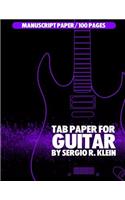 TAB Paper for Guitar