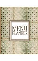 Menu Planner: Daily Meal Planner Journal for your Family - Vintage / Aged Cover(82 Menu Planner)