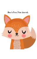 Baby's First Year Journal