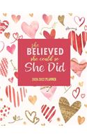 She believed she could so she did