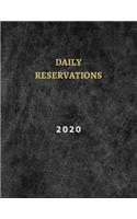 2020 Daily Reservations