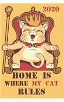 Yearly Calendar "King Cat" for 2020: Jahreskalender, année civile, año calendario, anni di calendario, jarenkalender in english, german, french, spanish, italian, dutsch