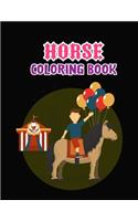Horse coloring book