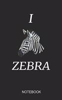 I Zebra Notebook