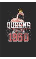 Queens Are Born In 1960: Dotted Bullet Notebook - Birthday Gift or Anniversary Gift Idea