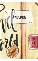 Andorra: Liniertes Reisetagebuch Notizbuch oder Reise Notizheft liniert - Reisen Journal für Männer und Frauen mit Linien