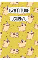 Gratitude Journal: Wholesome Unipug Unicorn Pug Dog Mindfulness Reflection Gratitude Journal Gift for Him or Her