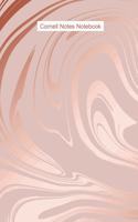 Cornell Notes Notebook: Small Rose Gold Cornell Notebook for College, University, High School, Business or Research Notes-6x9-Soft Matte Cover-100 Pages-Efficient Way to Us