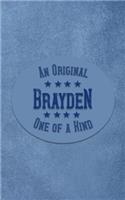 Brayden: Personalized Writing Journal for Men