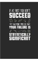 Statistically Significant: Blank Lined Notebook (6" x 9" - 120 pages) Science Themed Notebook for Gift / Daily Activity Journals / Diary