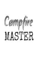 Campfire Master: Funny Summer Vacation 2018 Gift Notebook