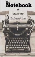 The notebook of character information