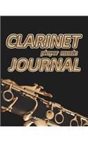 Clarinet Player Music Journal: Music Blank Sheets Notebook for Musicians and Songwriters.(4 Awesome Music Notebooks)