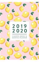 2019 2020, 18 Month Weekly & Monthly Planner: January 2019 - June 2020