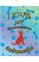 I Love My Xoloitzcuintli - Dog Owner Notebook