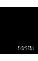 Phone Call Log Book: (15 Phone Call Log Book)
