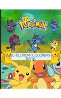 Pokemon Children's Coloring Book: Top Pokemon Books Coloring Crafts for Kids Ages 4-12