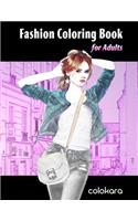 Fashion Coloring Book for Adults: An Adult Grayscale Coloring Book with Beautiful Dresses for Relaxing and Stress Relieving
