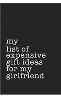 My List of Expensive Gift Ideas for My Girlfriend