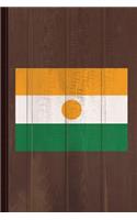 Niger Flag Journal Notebook: Blank Lined Ruled for Writing 6x9 110 Pages