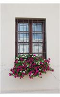 White and Red Flowers in a Window Planter in Venice, Italy Journal: Take Notes, Write Down Memories in this 150 Page Lined Journal