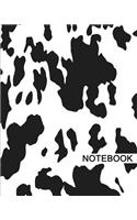 Notebook: 8" x 10", For Writing, Journaling, & Notes, 100 Pages, Animal Hides-5, [Classic Notebook]