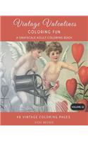 Vintage Valentines Coloring Fun