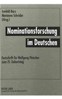 Nominationsforschung Im Deutschen