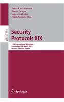 Security Protocols XIX