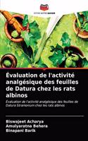 Évaluation de l'activité analgésique des feuilles de Datura chez les rats albinos