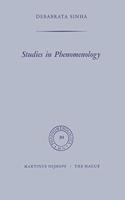 Studies in Phenomenology