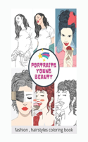 Portraits young beauty