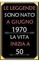 Le Leggende Sono Nato A Giugno 1970 La Vita Inizia A 50