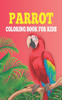 Parrot Coloring Book For Kids
