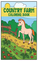 Country Farm Coloring Book