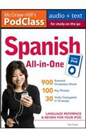 McGraw-Hill's PodClass Spanish All-in-One Study Guide (MP3 Disk)