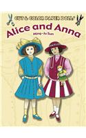 Cut & Color Paper Dolls: Alice and Anna: (Dover Paper Dolls)