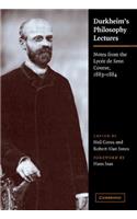 Durkheim's Philosophy Lectures