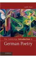 Cambridge Introduction to German Poetry