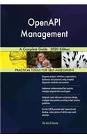 OpenAPI Management A Complete Guide - 2020 Edition